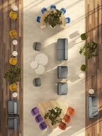FABRIZIA Silla Visitante | OFFIHO BLACK®