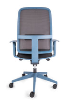 Silla BLAZE azul profundo respaldo