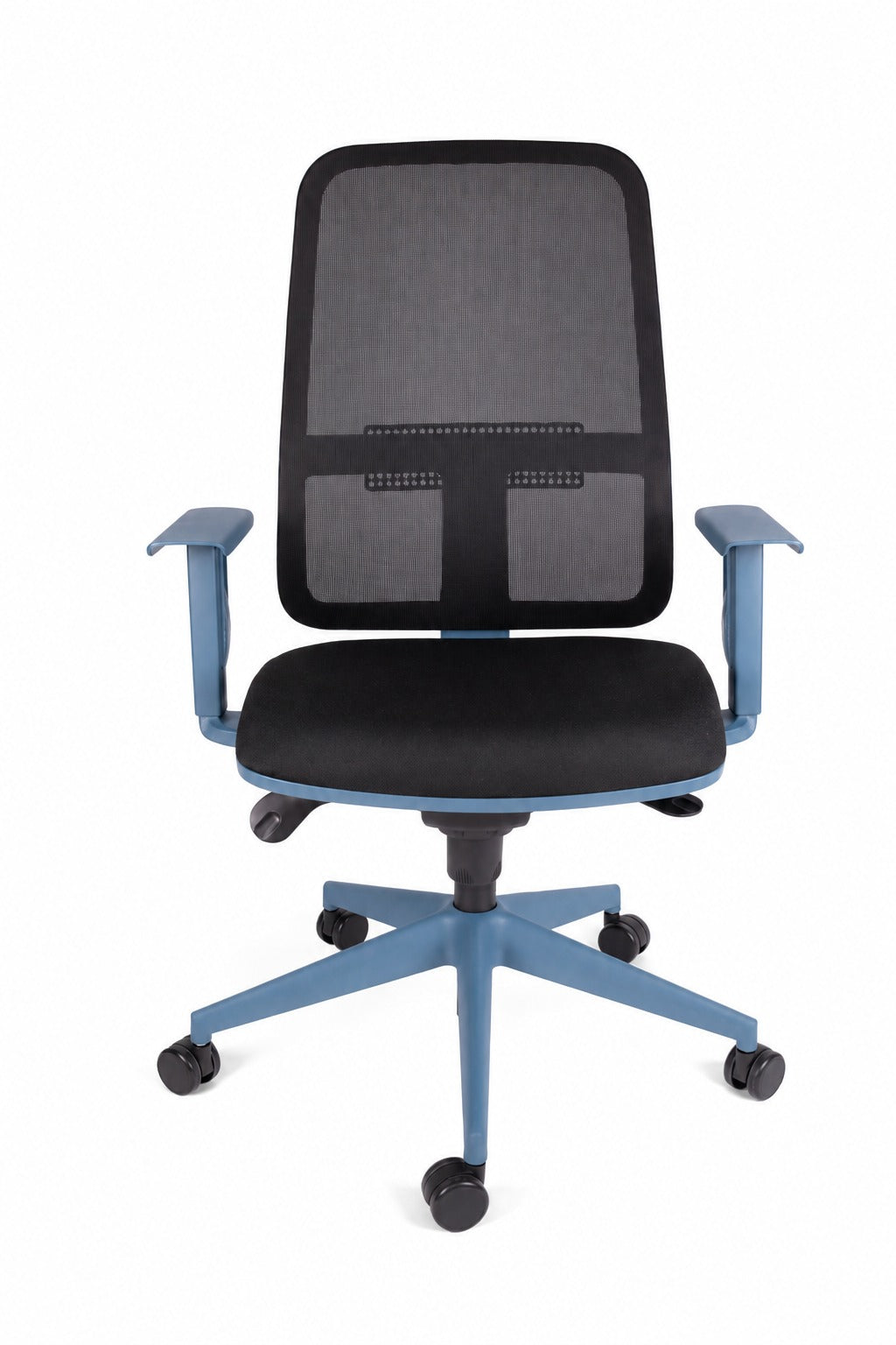 Silla BLAZE azul profundo de frente