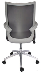 EQUA OHE-183 gris, respaldo en ángulo